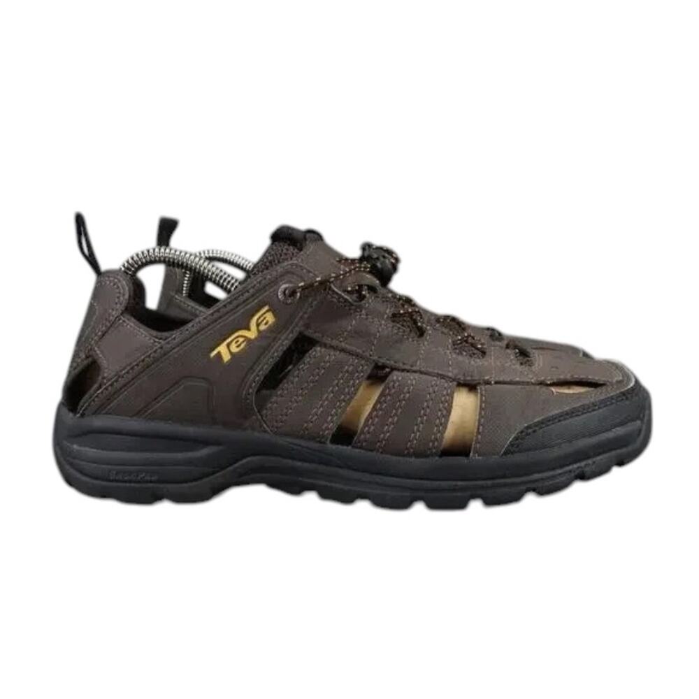 Teva Shoes Men 8 Sandal Fisherman Kitling Slip On Closed Toe Sport Comfort Brown
